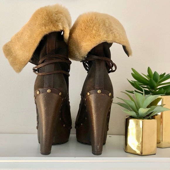 !!MUST GO!! Sam Edelman Shearling Winsford Booties - Picture 5 of 8